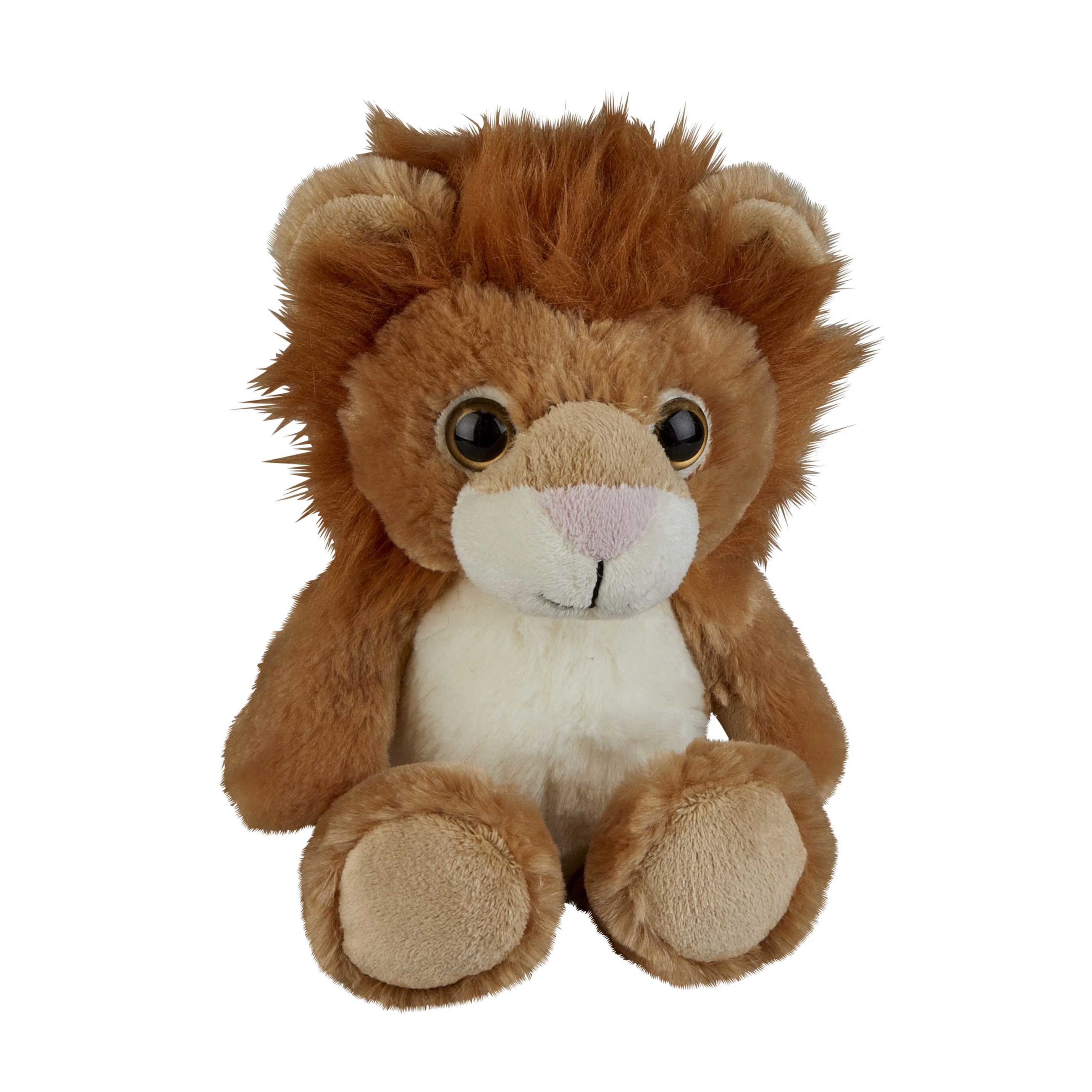 Pluche knuffel dieren Leeuw 18 cm -