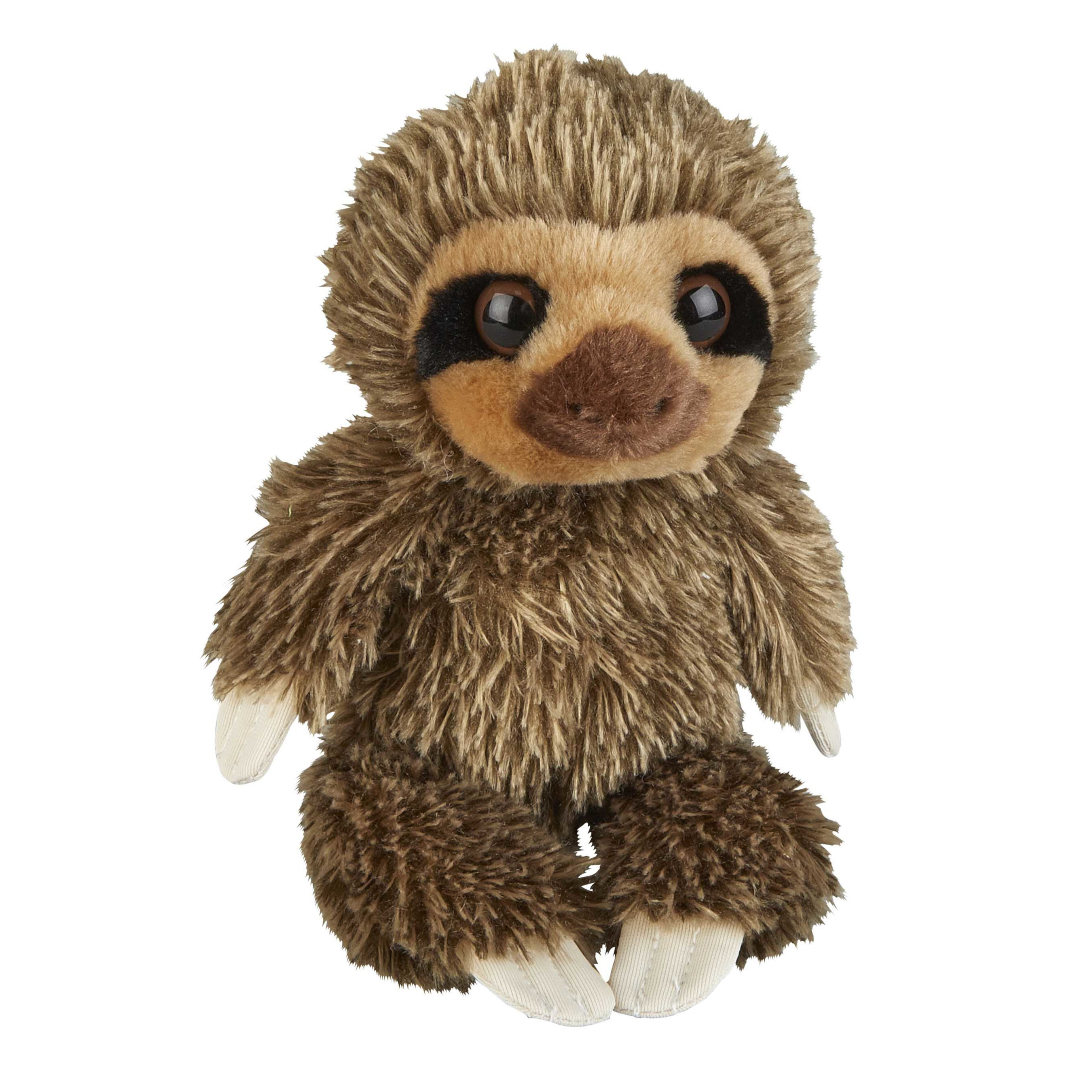Pluche knuffel dieren Luiaard 18 cm -