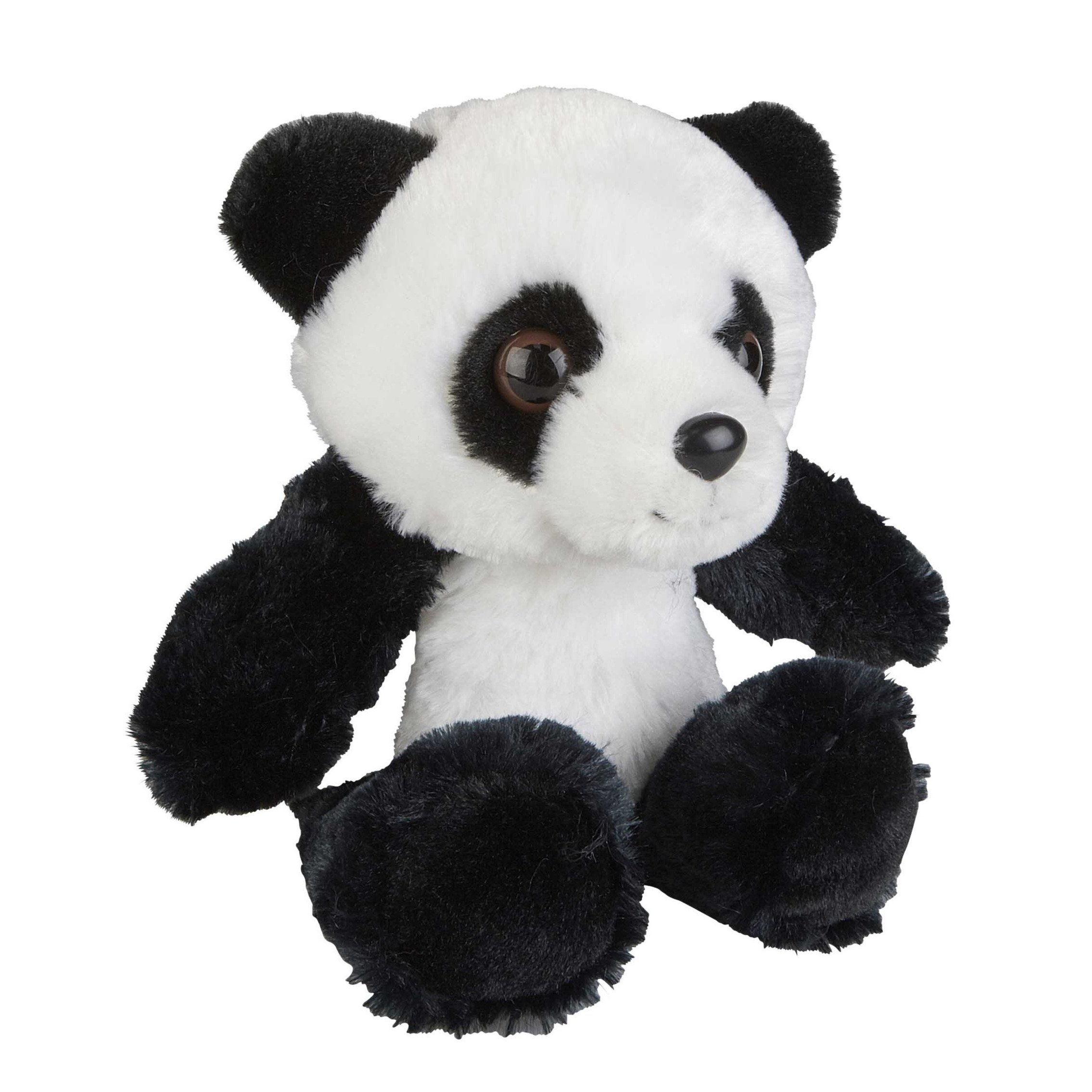 Pluche knuffel dieren Panda beertje 18 cm -