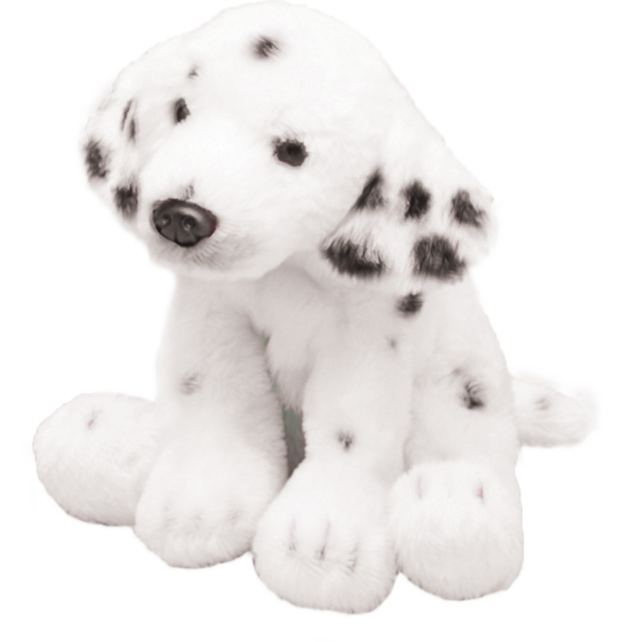 Pluche knuffel dieren Dalmatier hond 13 cm -