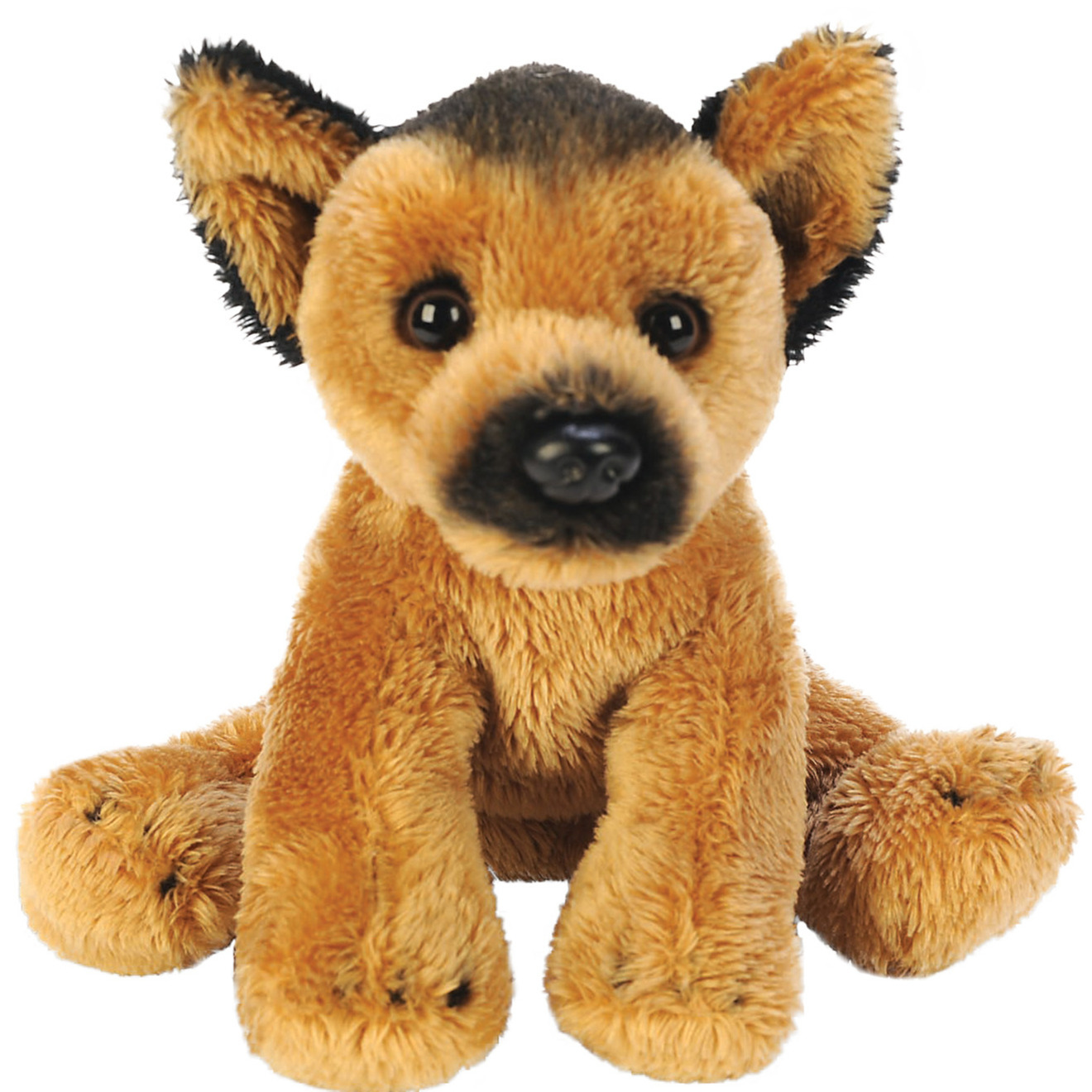 Pluche knuffeldier hond - Herdershond - 13 cm - Honden knuffels -