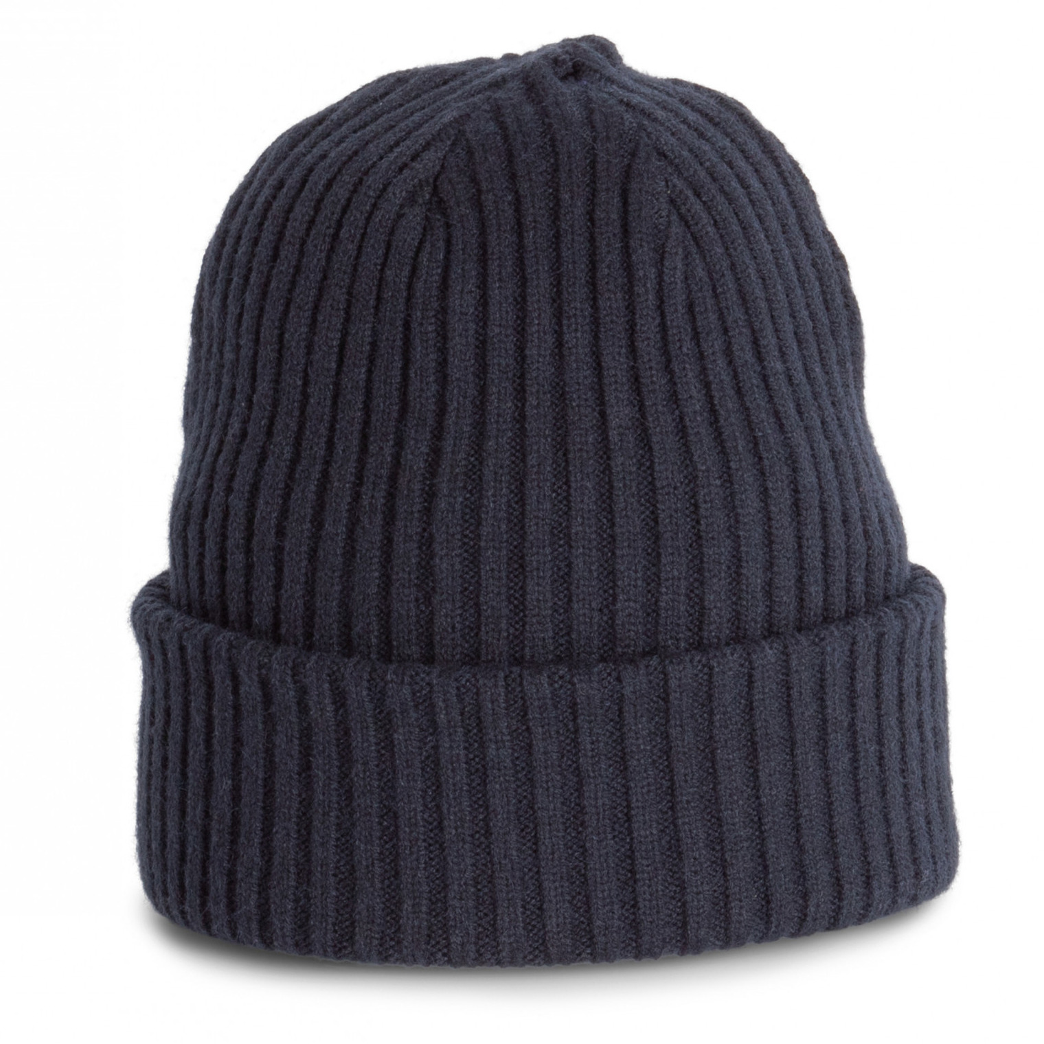 Heren/Dames gebreide Zeemans Wintermuts navy blauw One size -