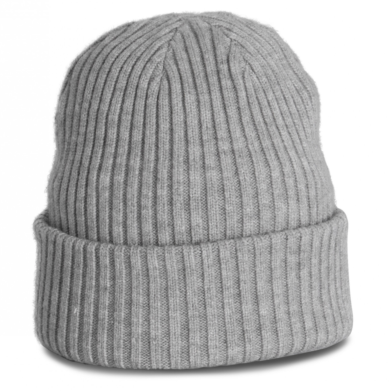 Heren/Dames gebreide Zeemans Wintermuts grijs One size -