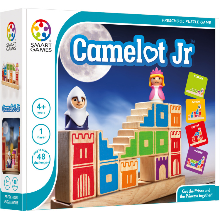 SmartGames Camelot Jr. leerspel Nederlands, 1 speler, Vanaf 4 jaar, 48 opdrachten