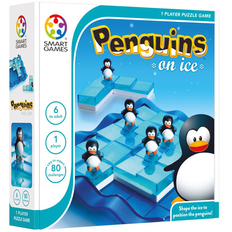 SmartGames Penguins on Ice leerspel Nederlands, 1 speler, Vanaf 6 jaar, 80 opdrachten