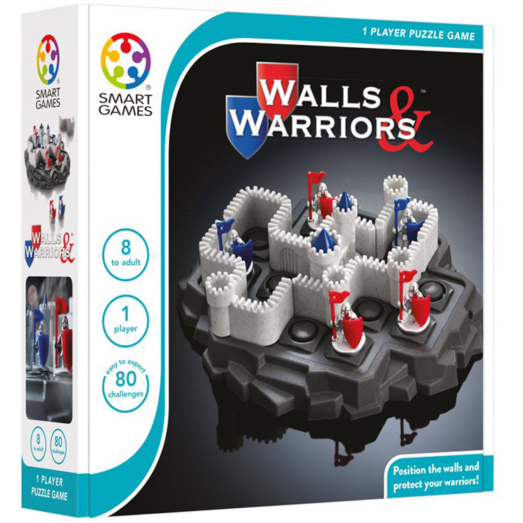 SmartGames Walls & Warriors leerspel Nederlands, 1 speler, Vanaf 8 jaar, 80 opdrachten