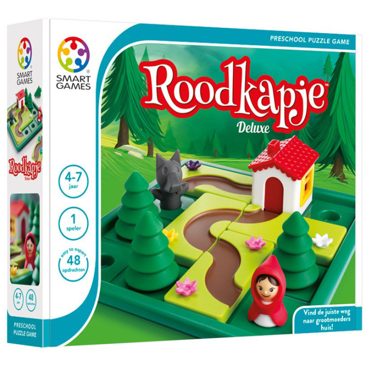 SmartGames Roodkapje Deluxe leerspel Nederlands, 1 speler, Vanaf 4 jaar, 48 opdrachten