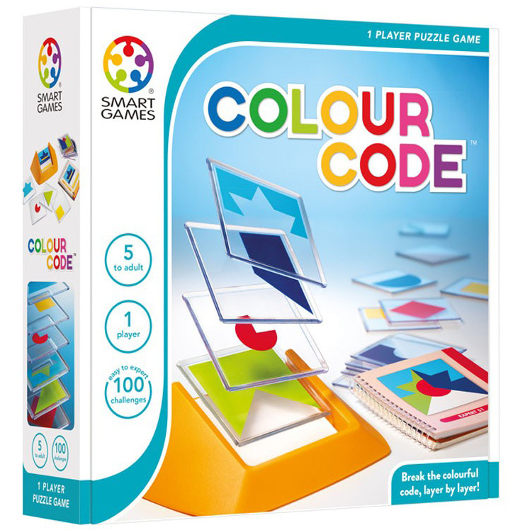 SmartGames Colour Code leerspel Nederlands, 1 speler, Vanaf 5 jaar, 100 opdrachten
