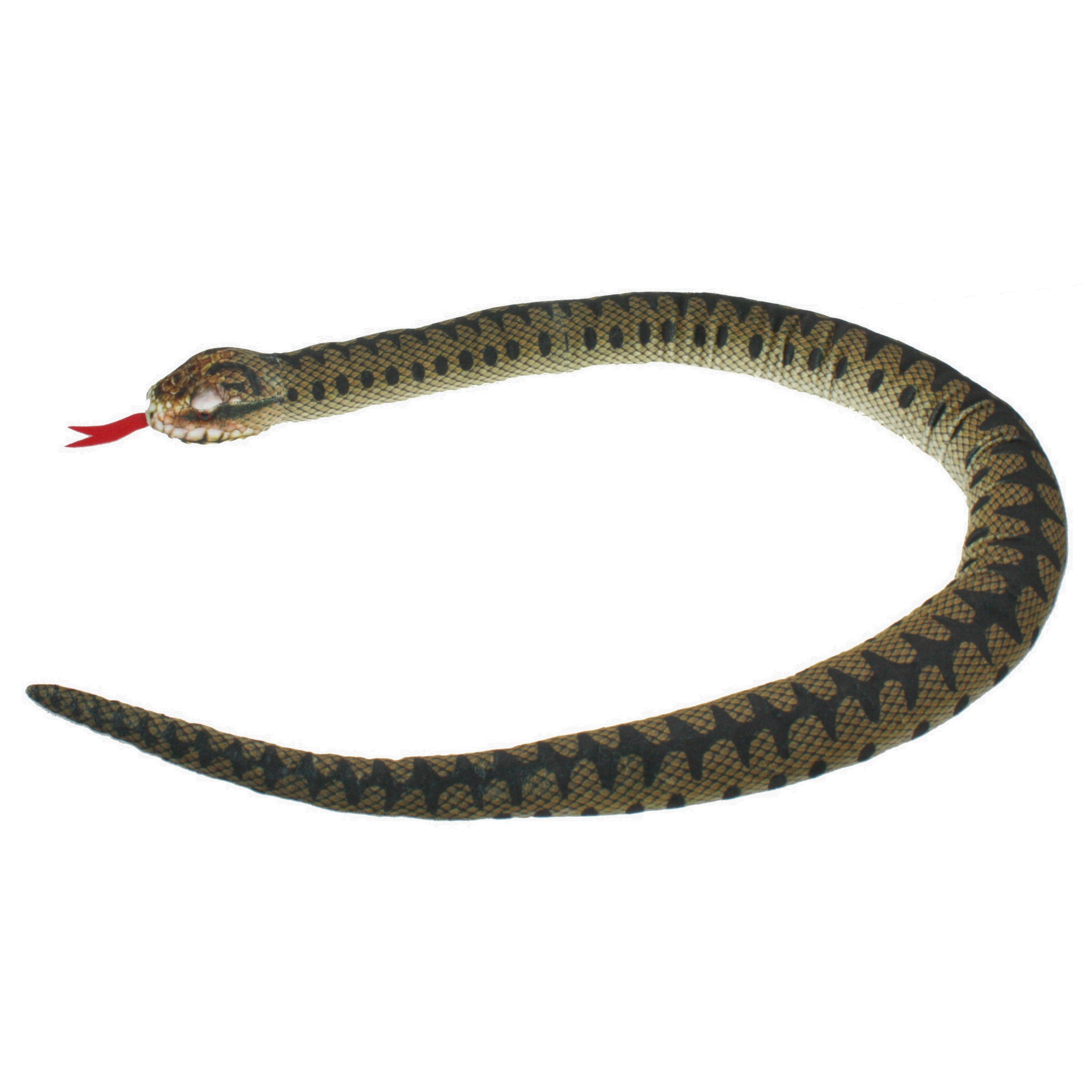 Pluche knuffel dieren adder slang van 150 cm -