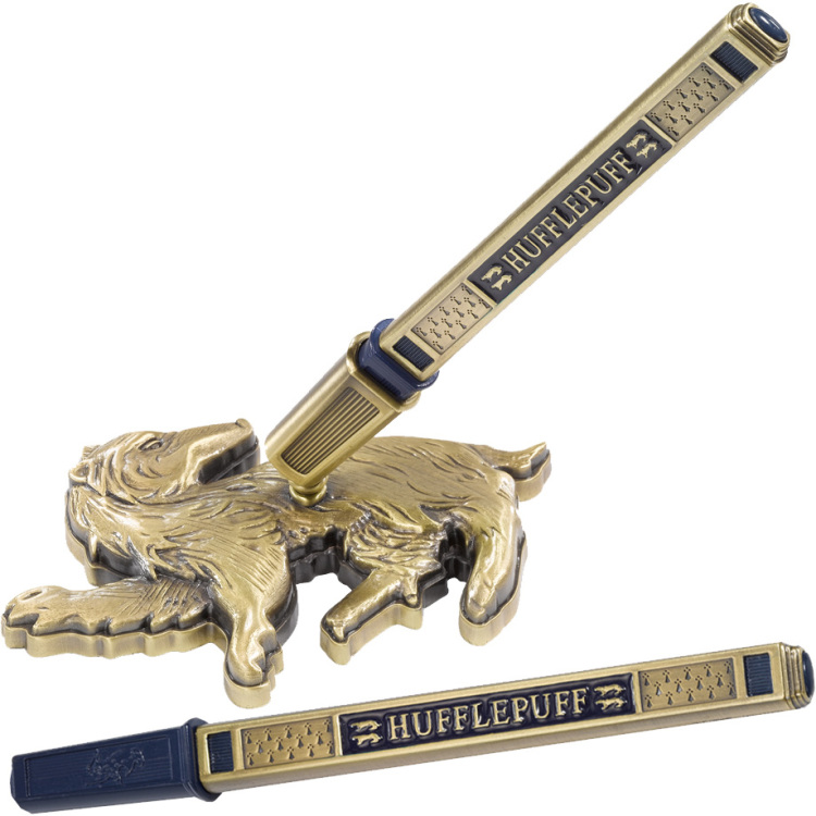 Noble Collection Harry Potter - Hufflepuff Pen & Desk stand pen