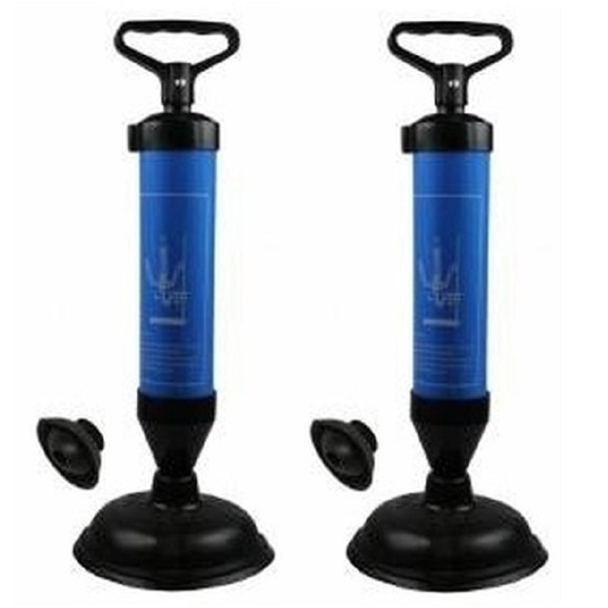 2x stuks gootsteen ontstoppers pomp -