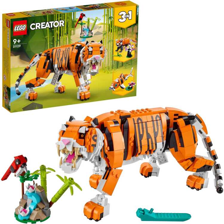LEGO Creator 3-in-1 - Grote tijger constructiespeelgoed 31129