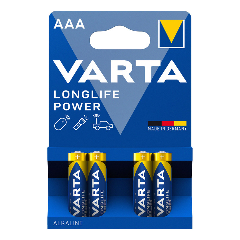 Varta High Energy AAA batterijen set van 4