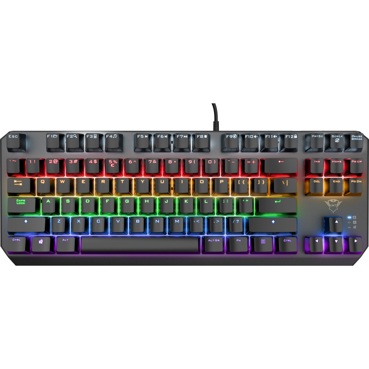 Trust GXT 834 Callaz gaming toetsenbord TKL, RGB led