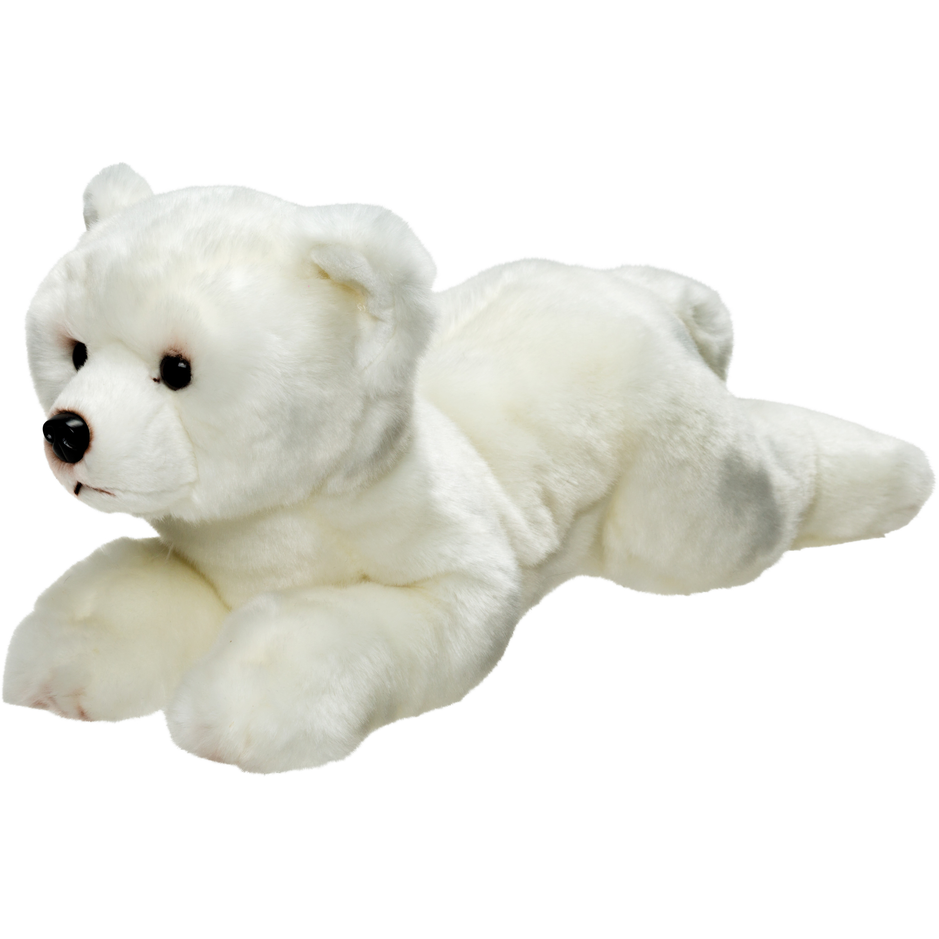 Pluche knuffel dieren IJsbeer - wit - 33 cm - Pooldieren -