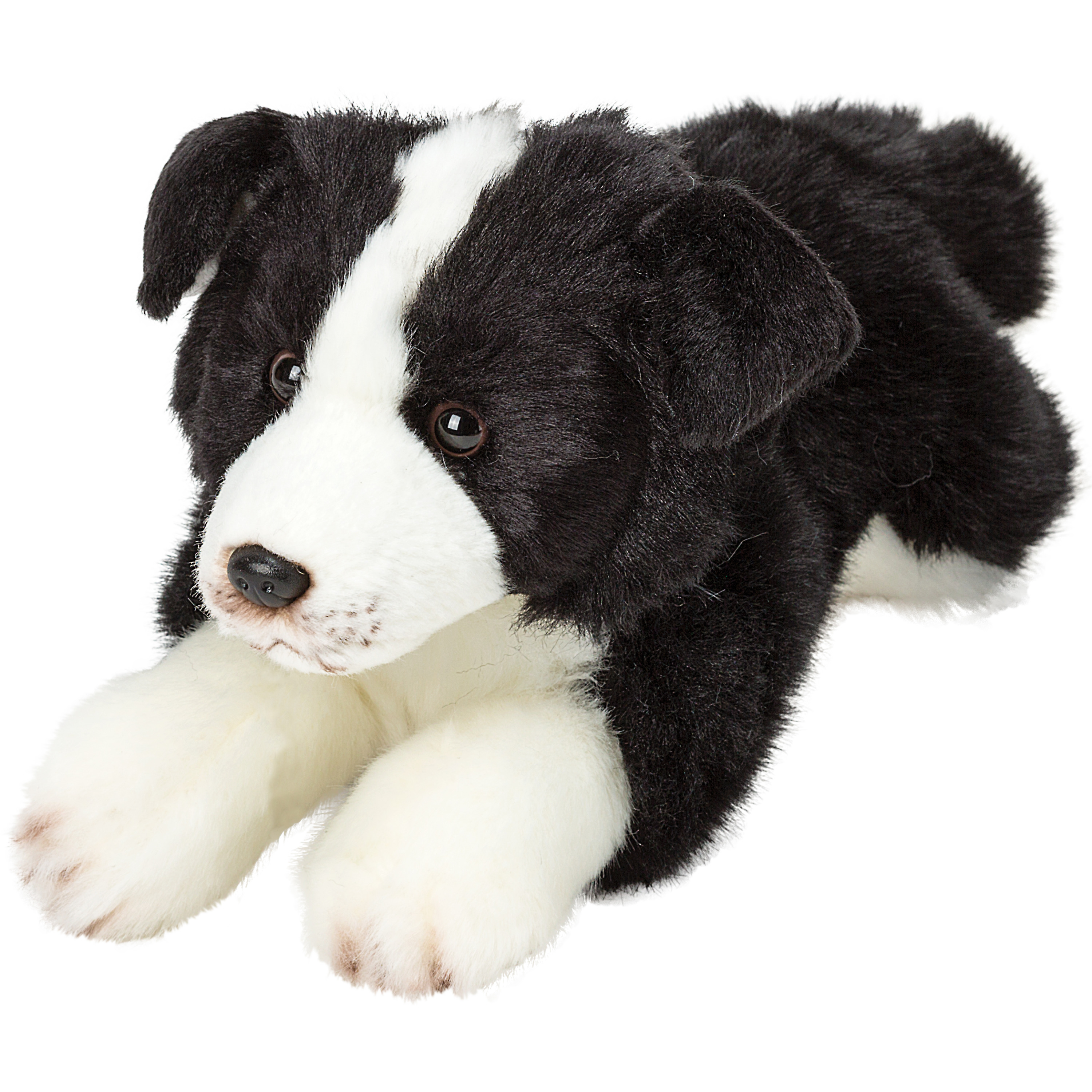 Suki gifts Pluche knuffel Border Collie hond - 30 cm - Knuffeldieren - Honden soorten -