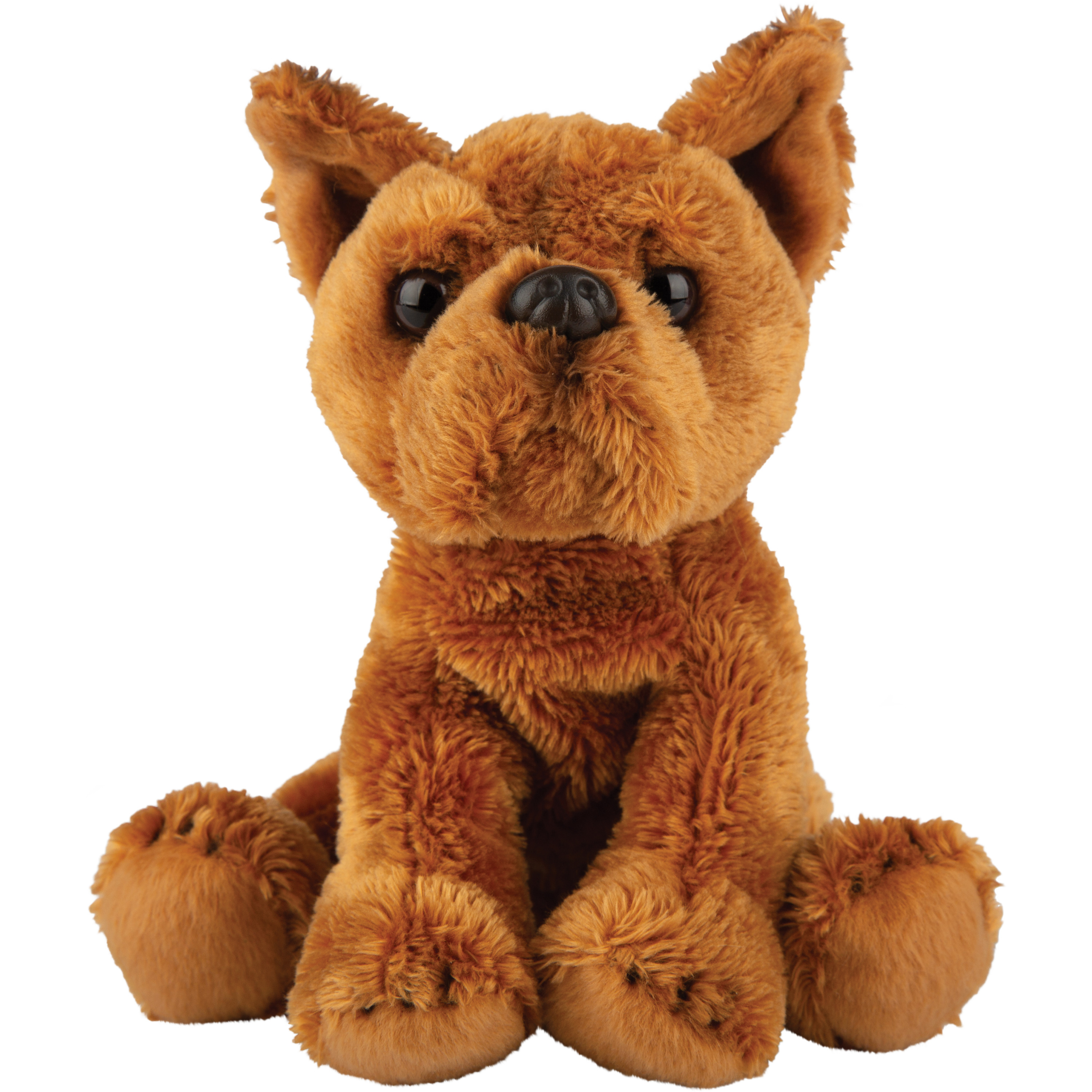 Suki Gifts pluche knuffel hond Staffordshire Terrier - 13 cm - bruin - Honden knuffels -