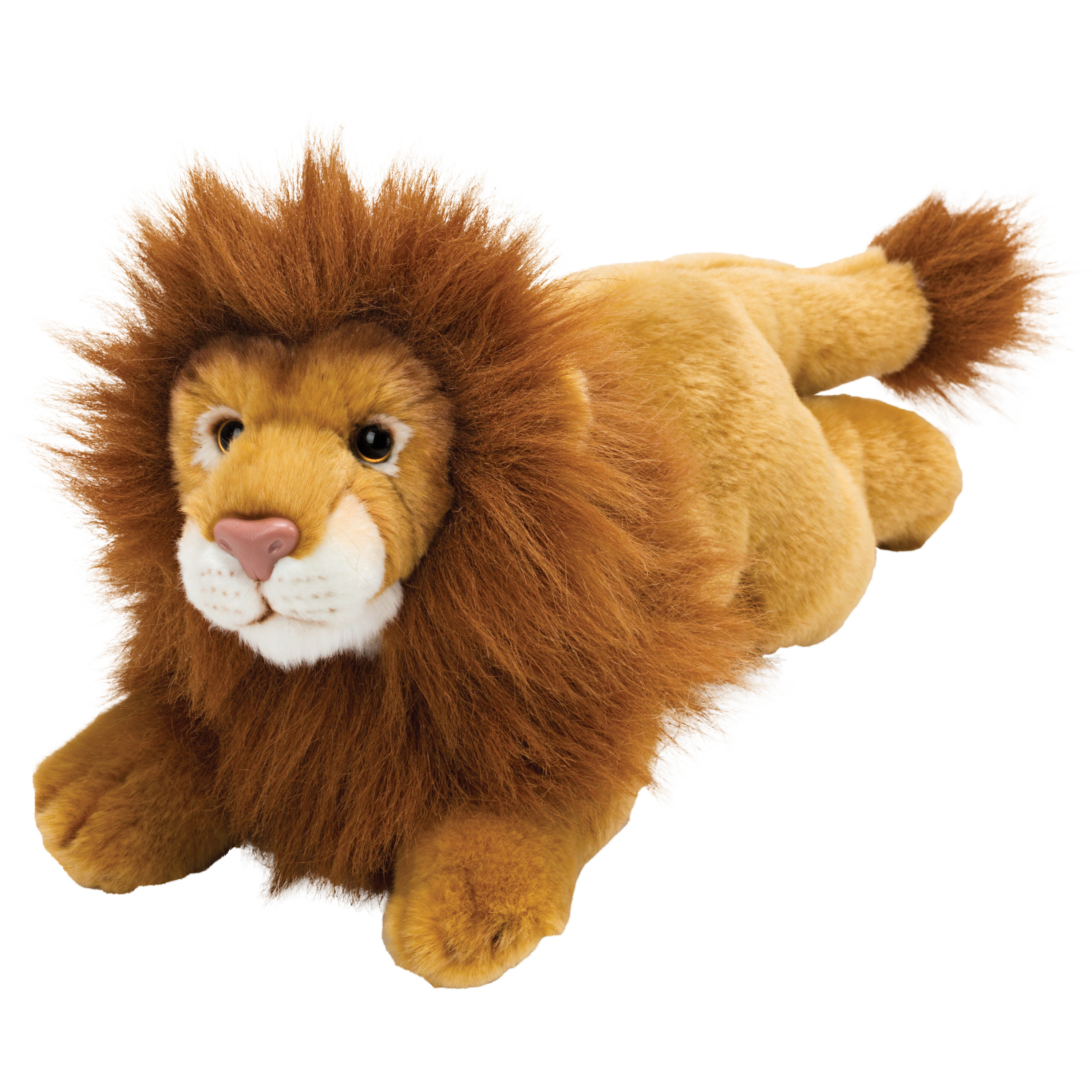 Pluche knuffel dieren Leeuw 33 cm -
