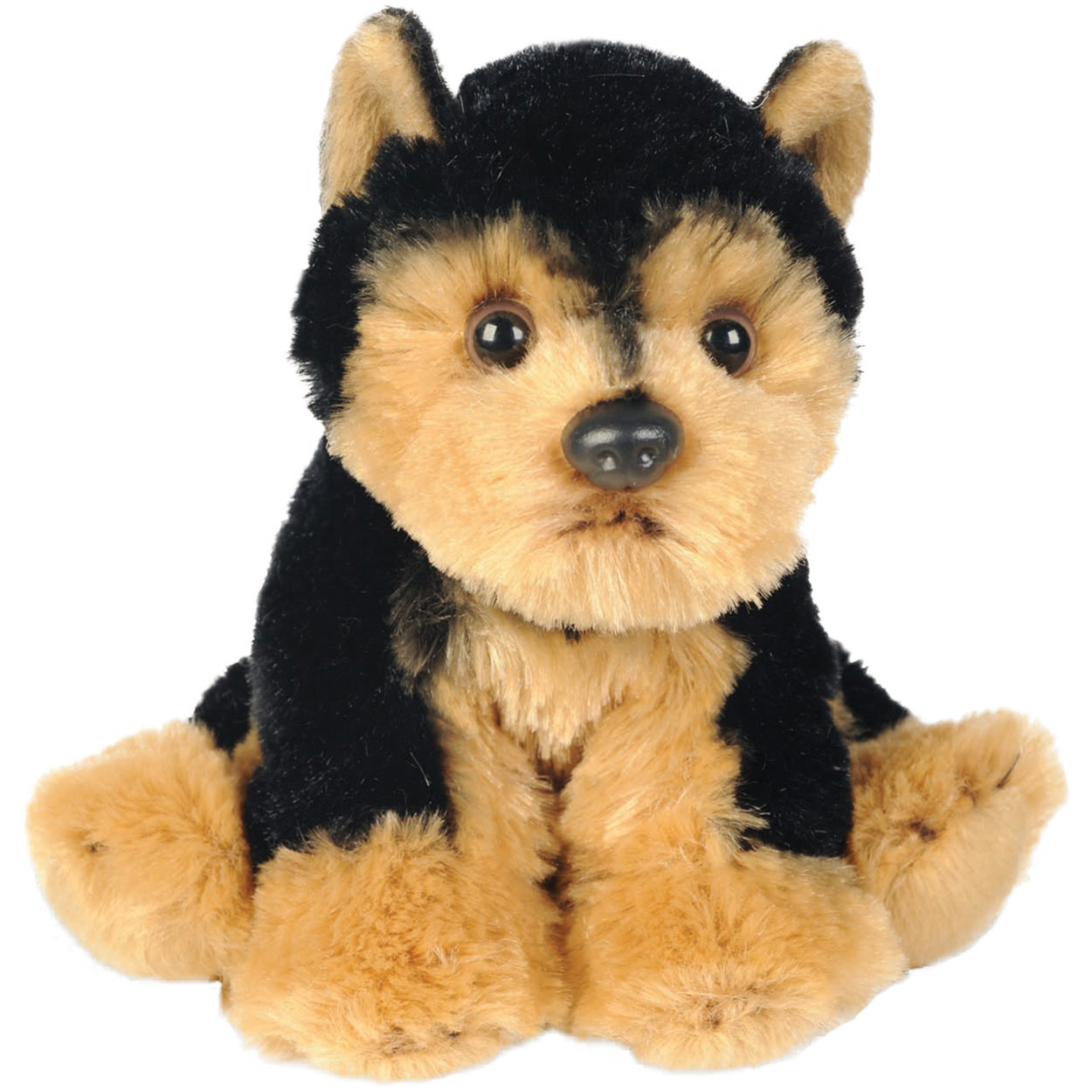 Pluche knuffel dieren Yorkshire Terrier hond - 13 cm - Speelgoed knuffelbeesten -