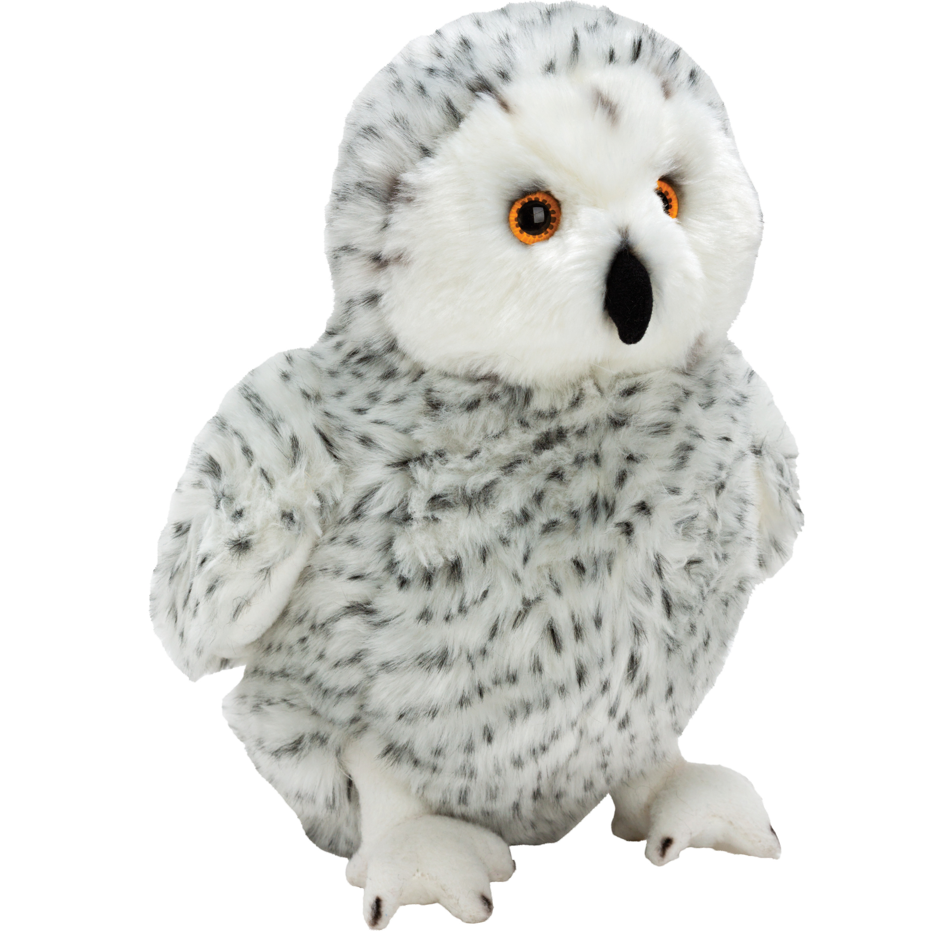 Pluche knuffel dieren Sneeuwuil 33 cm - uilen/vogels speelgoed -