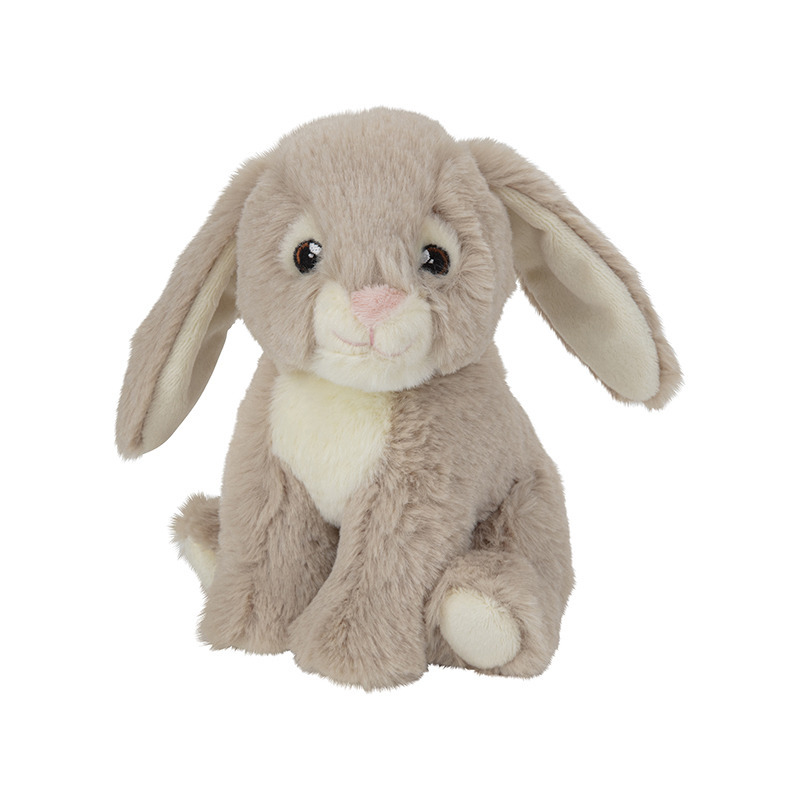 Pluche knuffel konijn van 16 cm -