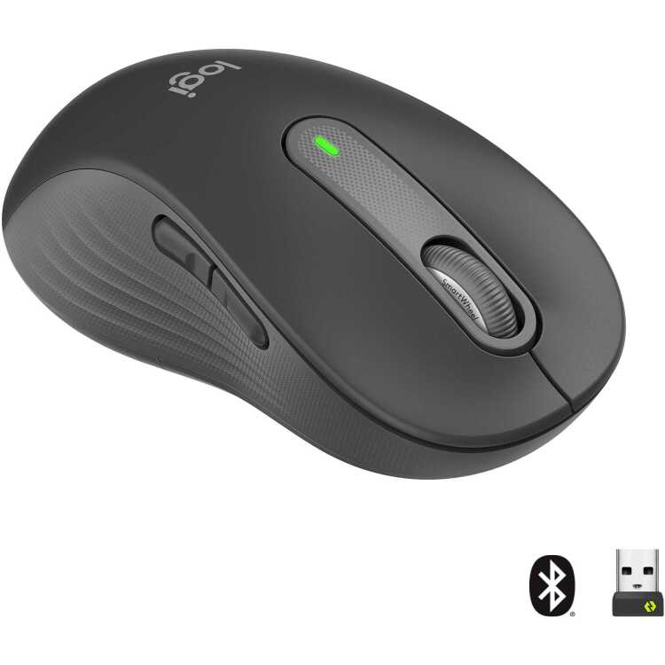 Logitech Signature M650 Large Left-handed Full-Size Draadloze Muis muis