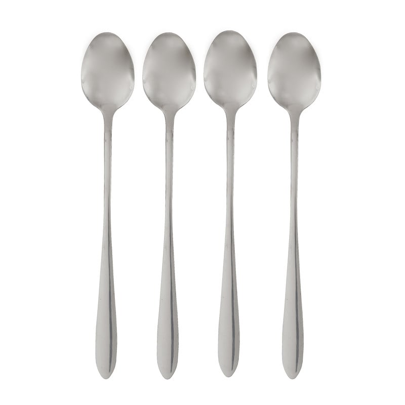 Koffielepels - lang - set van 4