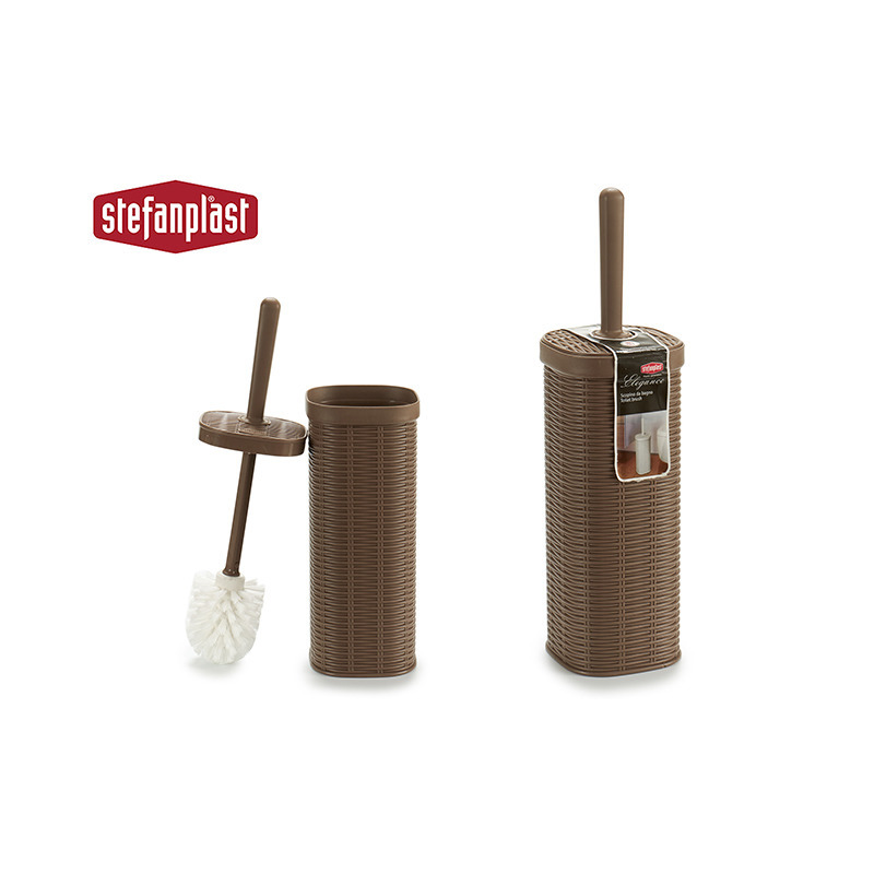 Toiletborstel/wc-borstel Elegance luxe serie beige 40 cm -