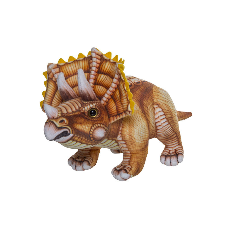 Pluche knuffel dinosaurus Triceratops van 30 cm -