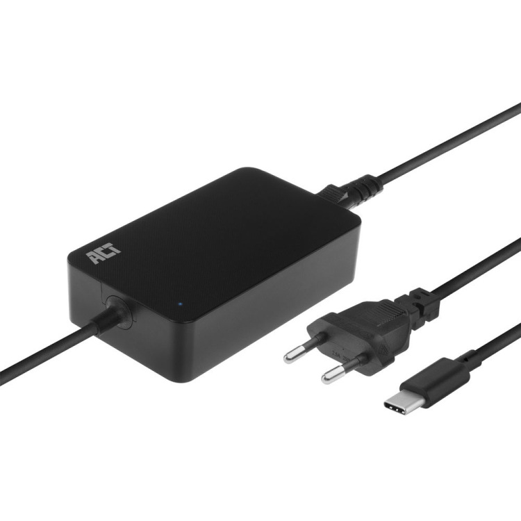 ACT Connectivity USB-C laptoplader met Power Delivery profielen 65W oplader