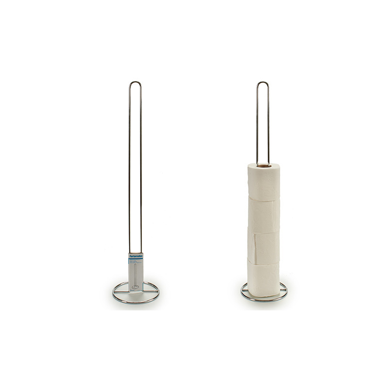 Toiletrol/wc-rol houder van metaal 60 cm -