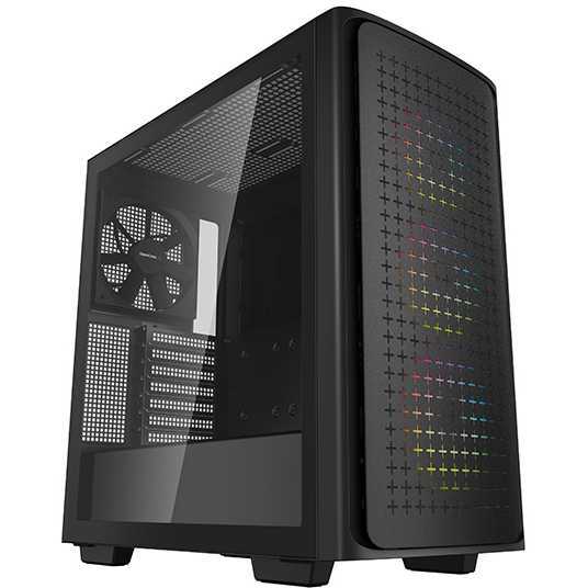 DeepCool CK560 tower behuizing 2x USB-A 3.2 (5 Gbit/s), USB-C 3.2 (5 Gbit/s), Audio, Window-kit