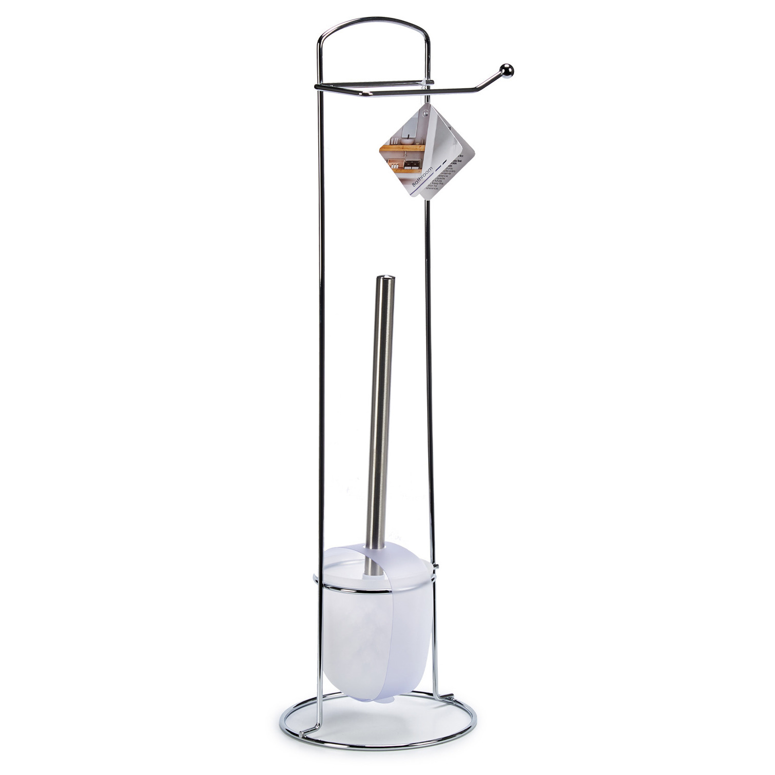 Berilo Toiletborstel - metaal/kunststof - 58 cm -
