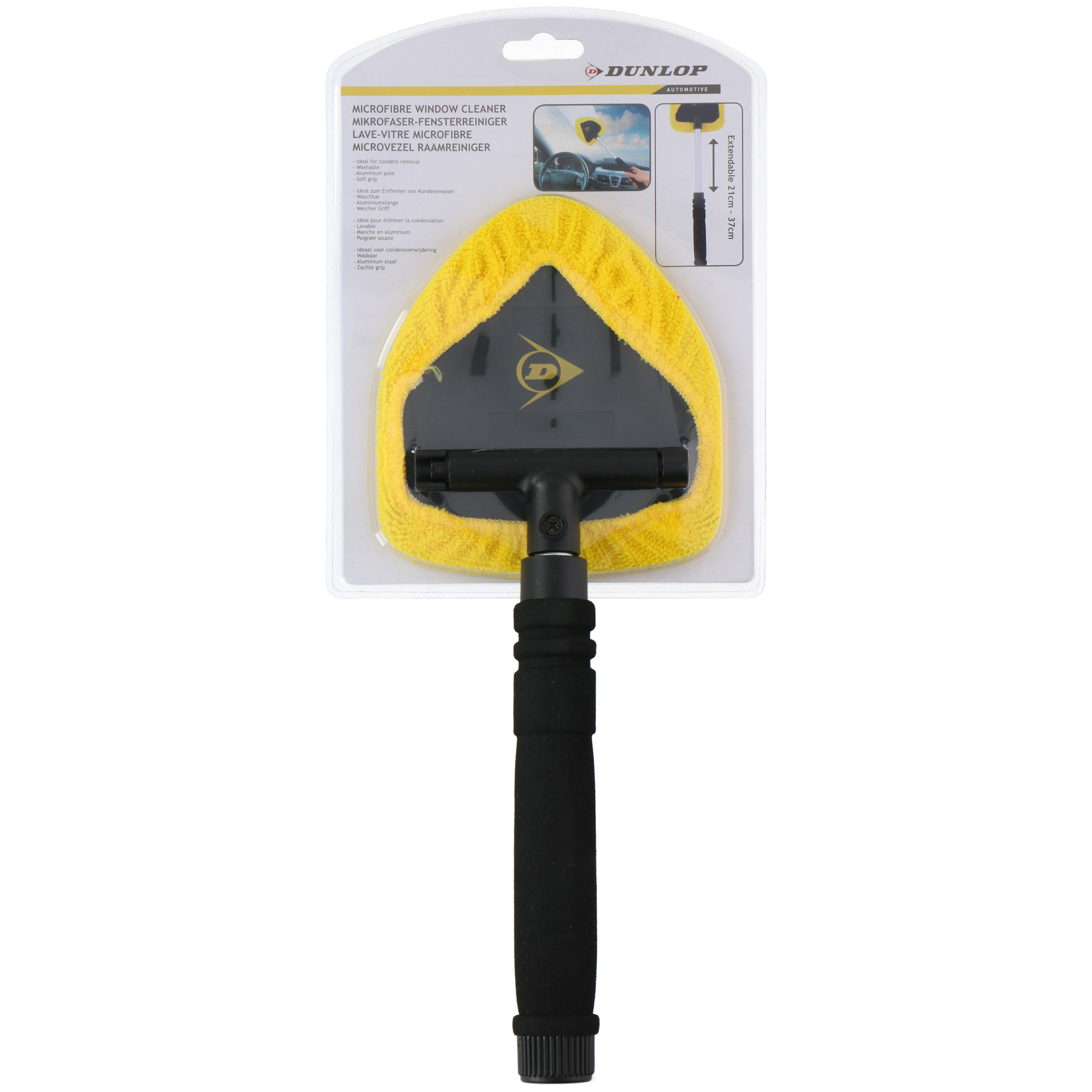 Microvezel auto raamreiniger/raamtrekker 21-37 cm -