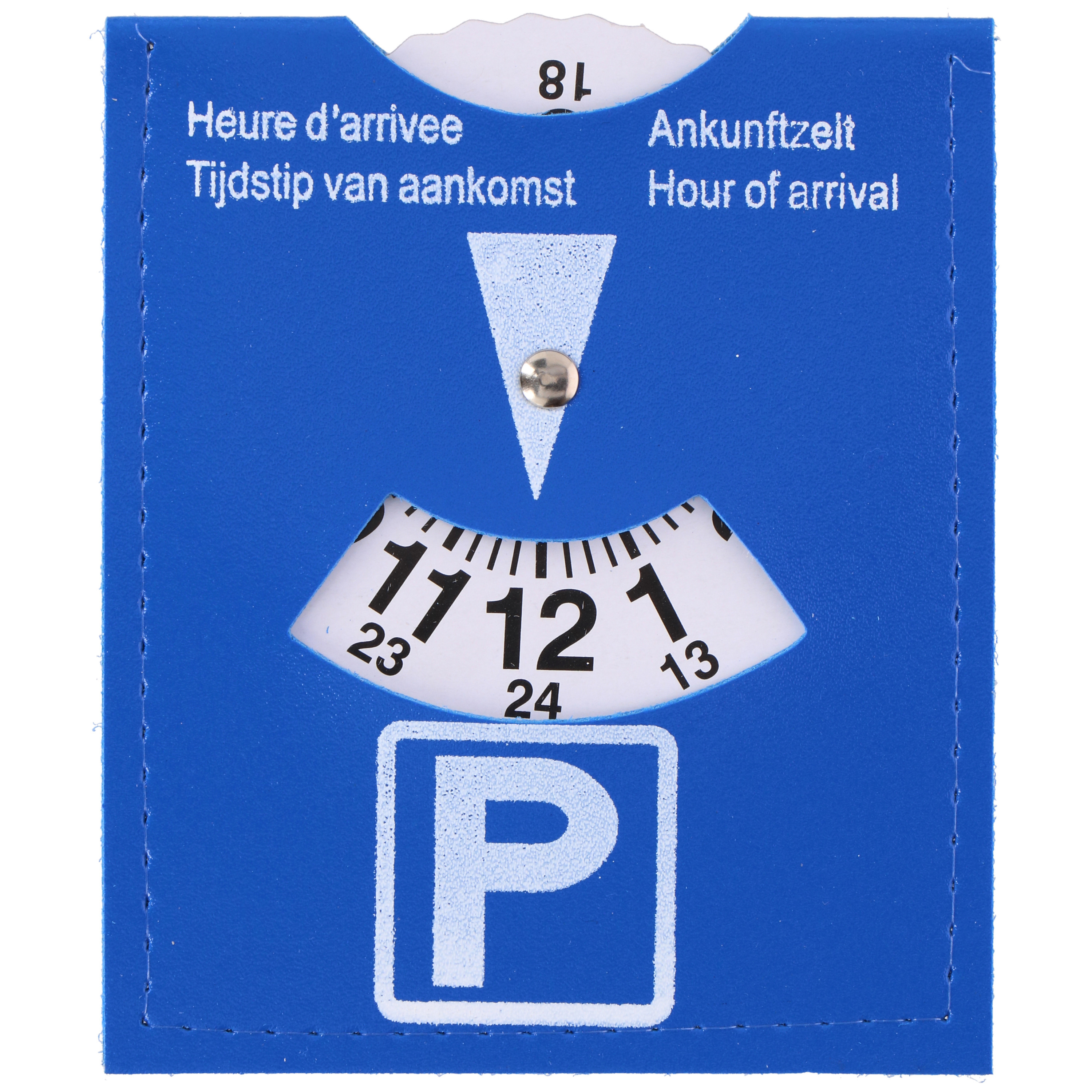 All Ride parkeerschijf met ijskrabber - draaischijf voor parkeren - 12 x 15 cm - blauw -