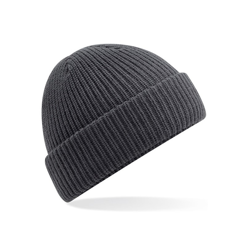 Beanie wintermuts - grafiet grijs - 100% acryl - dames - extra warm One size -