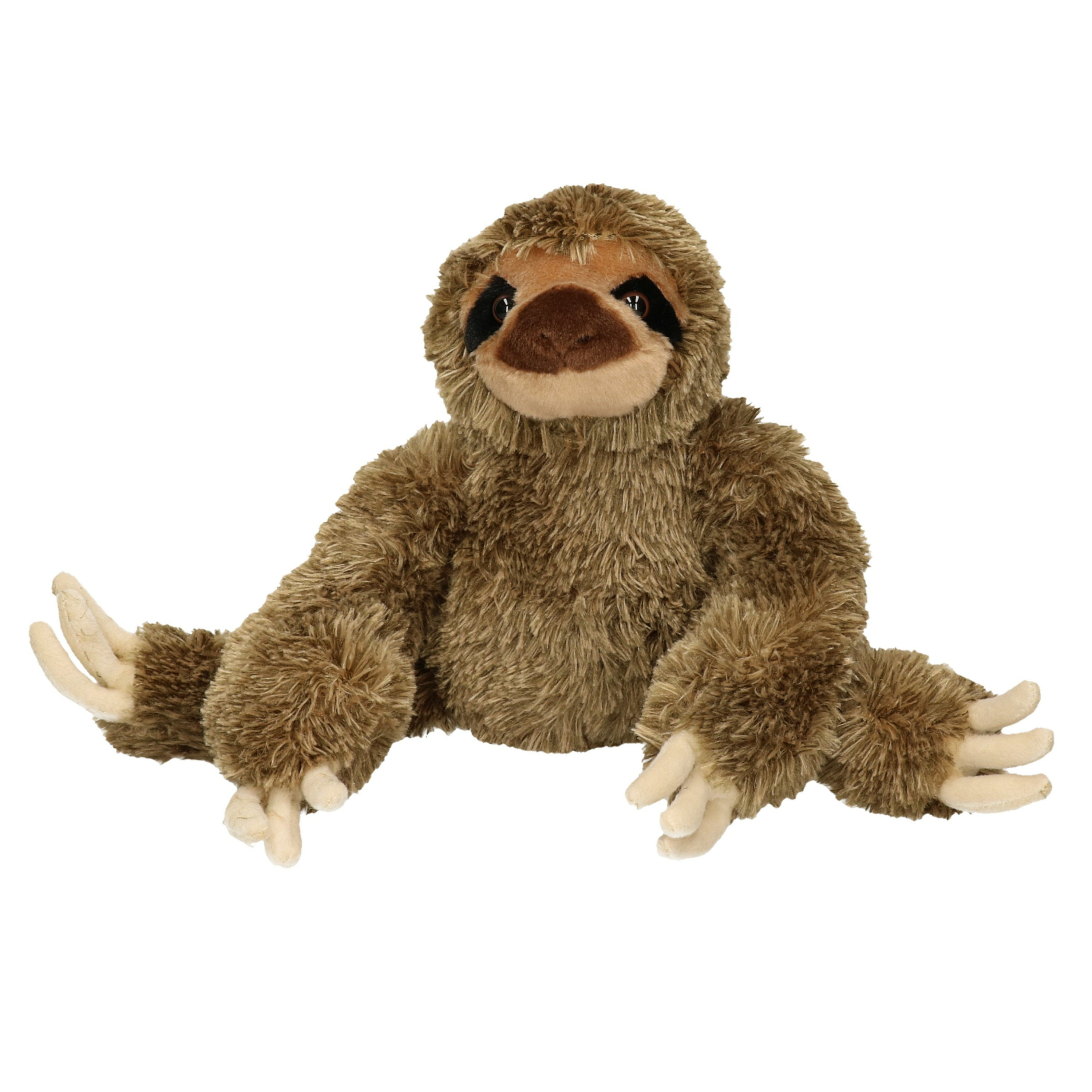 Pluche knuffel dier Luiaard - 30 cm - Speelgoed wilde dieren knuffelbeesten -