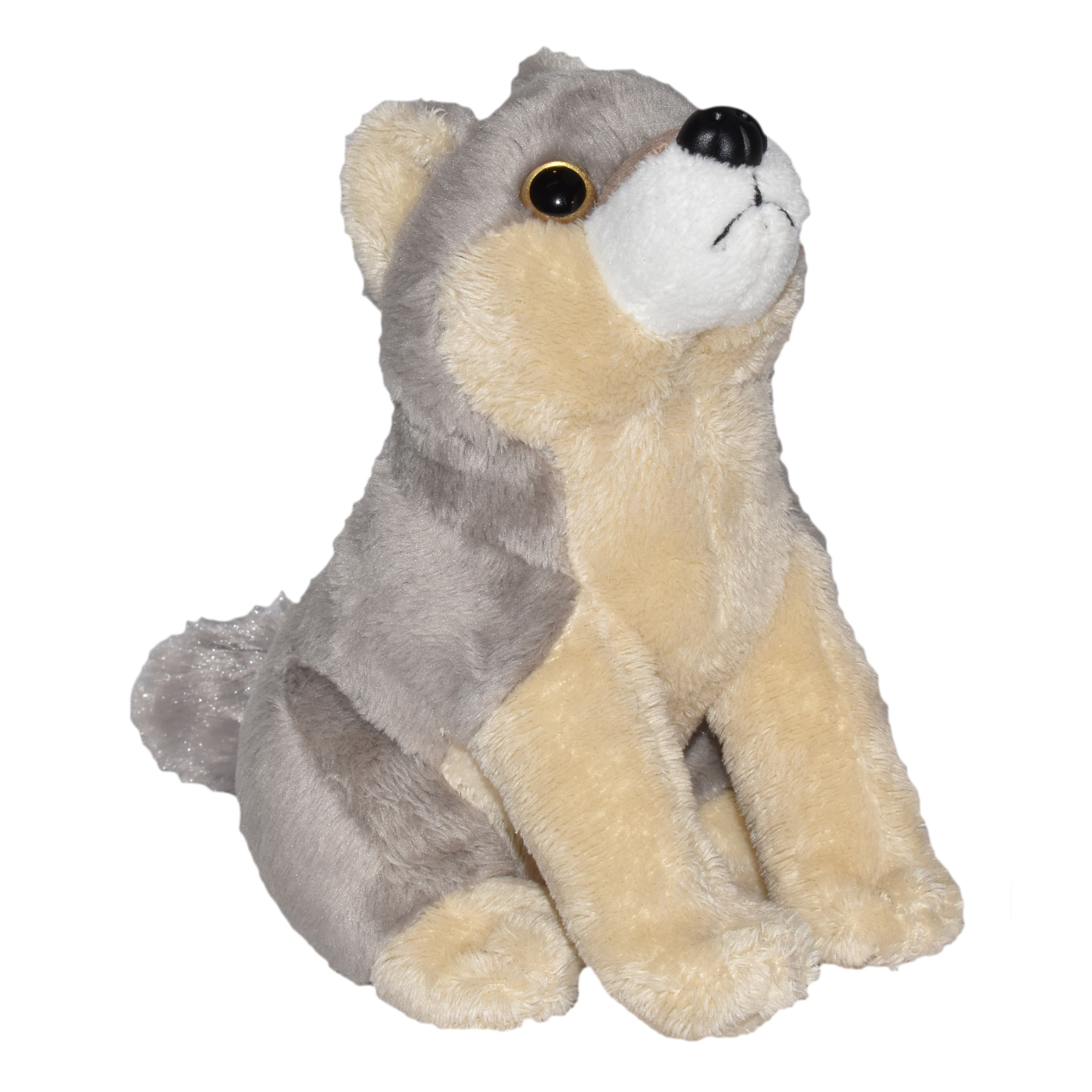 Pluche knuffel wolf van 20 cm -