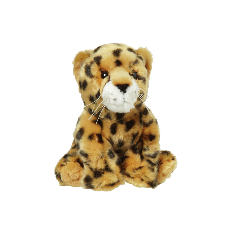 Nature Planet pluche knuffel cheetah/jachtluipaard - 18 cm - dieren -