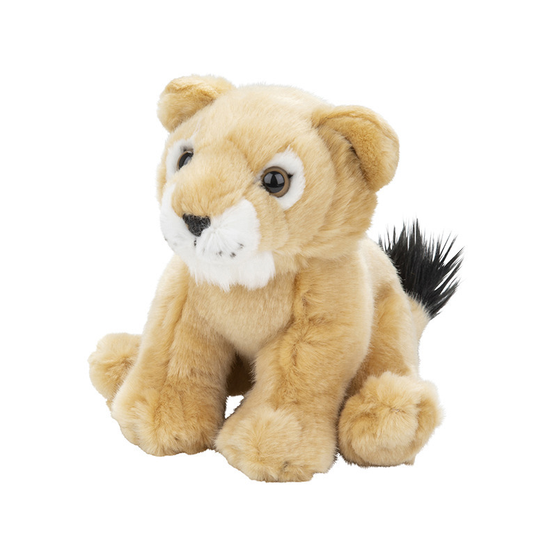 Pluche leeuwin knuffel - 18 cm - Leeuwinen Knuffeldieren -