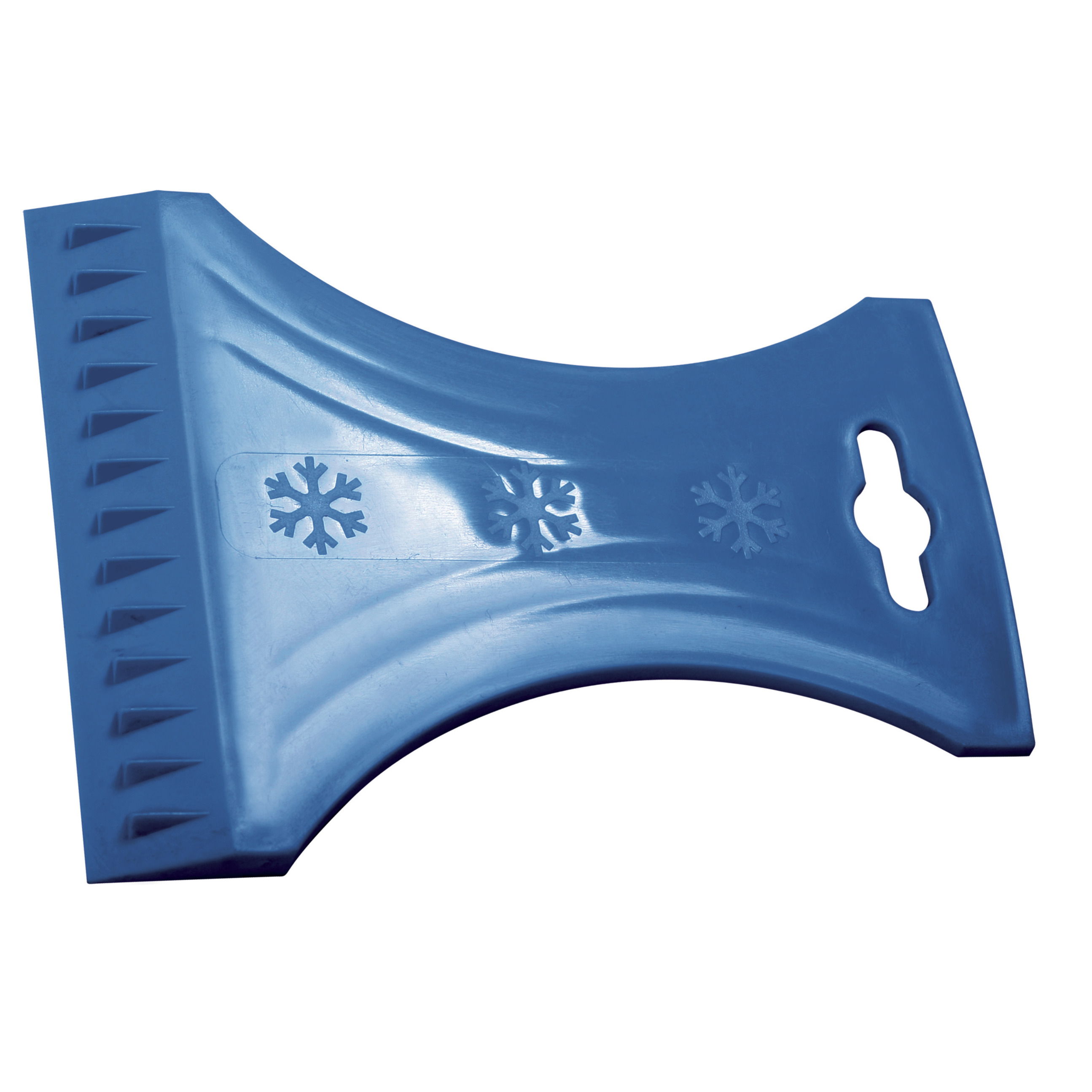 IJskrabber/raamkrabber blauw kunststof 10 x 13 cm -