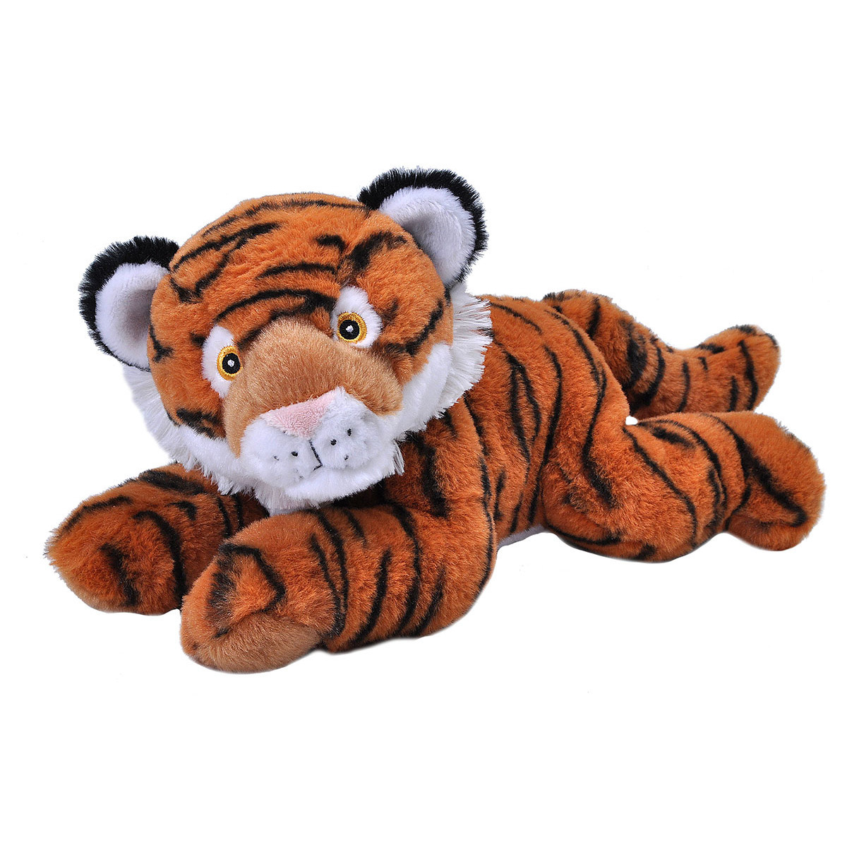 Pluche knuffel dieren Eco-kins tijger van 30 cm -
