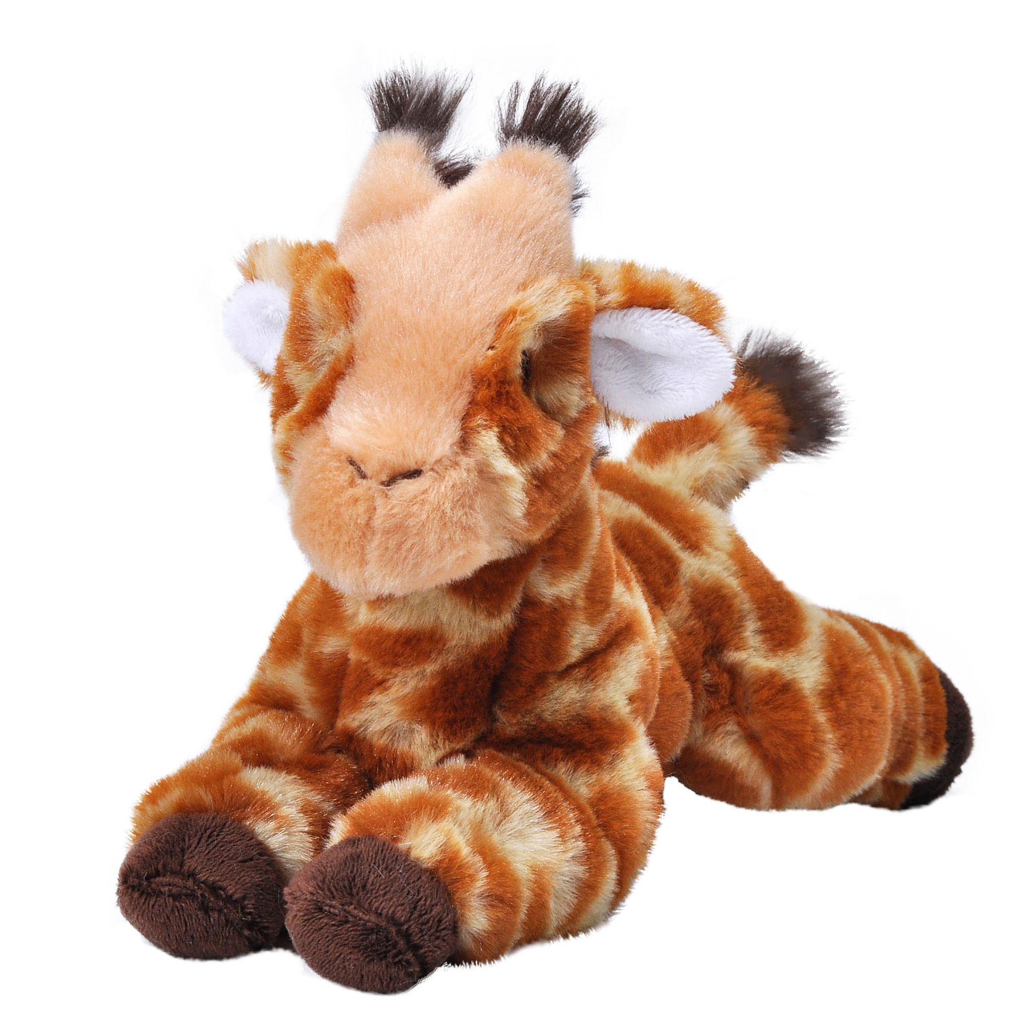 Pluche knuffel dieren Eco-kins giraffe van 25 cm -