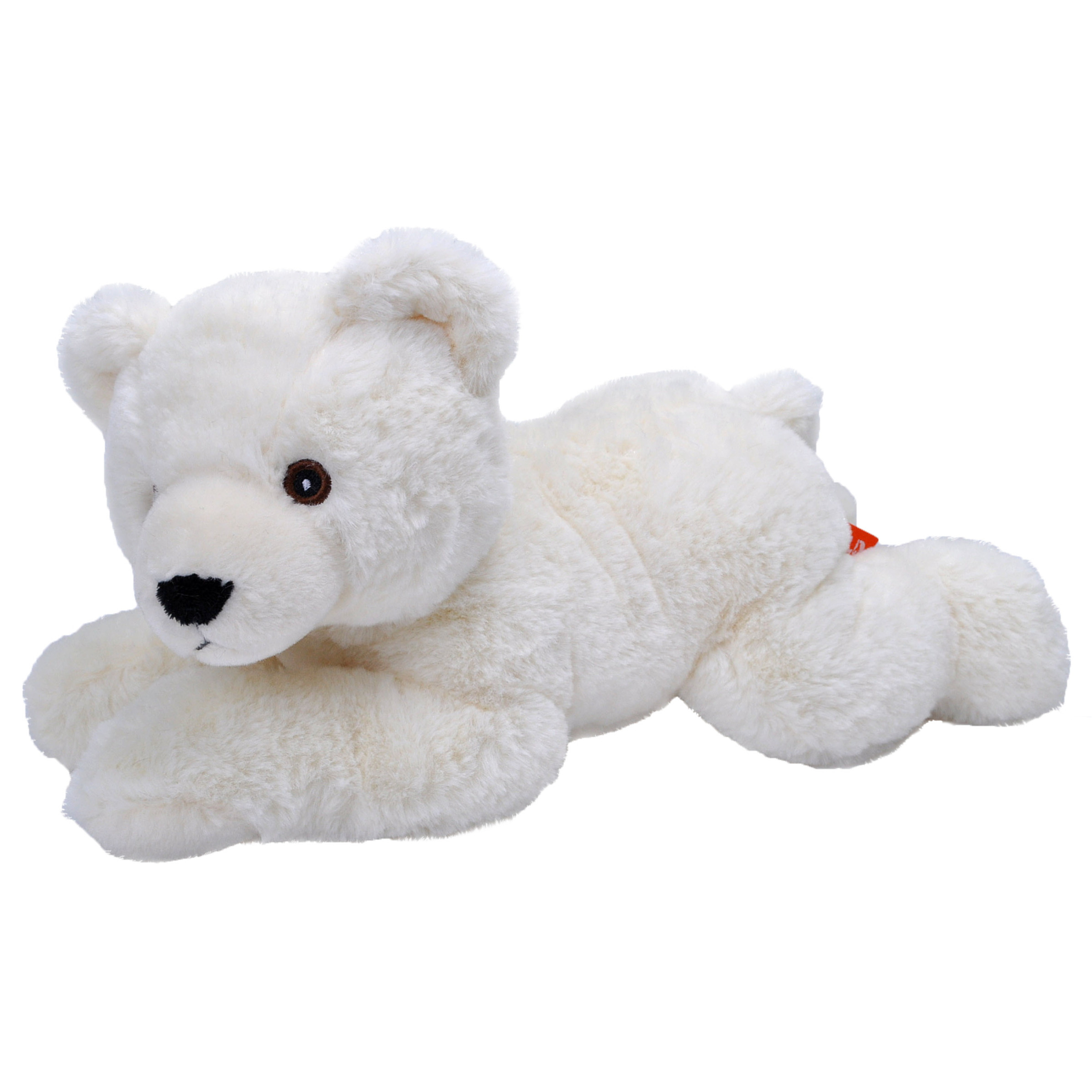 Wild Republic pluche knuffel dier ijsbeer - wit - 30 cm - Wildlife speelgoed knuffelbeesten -
