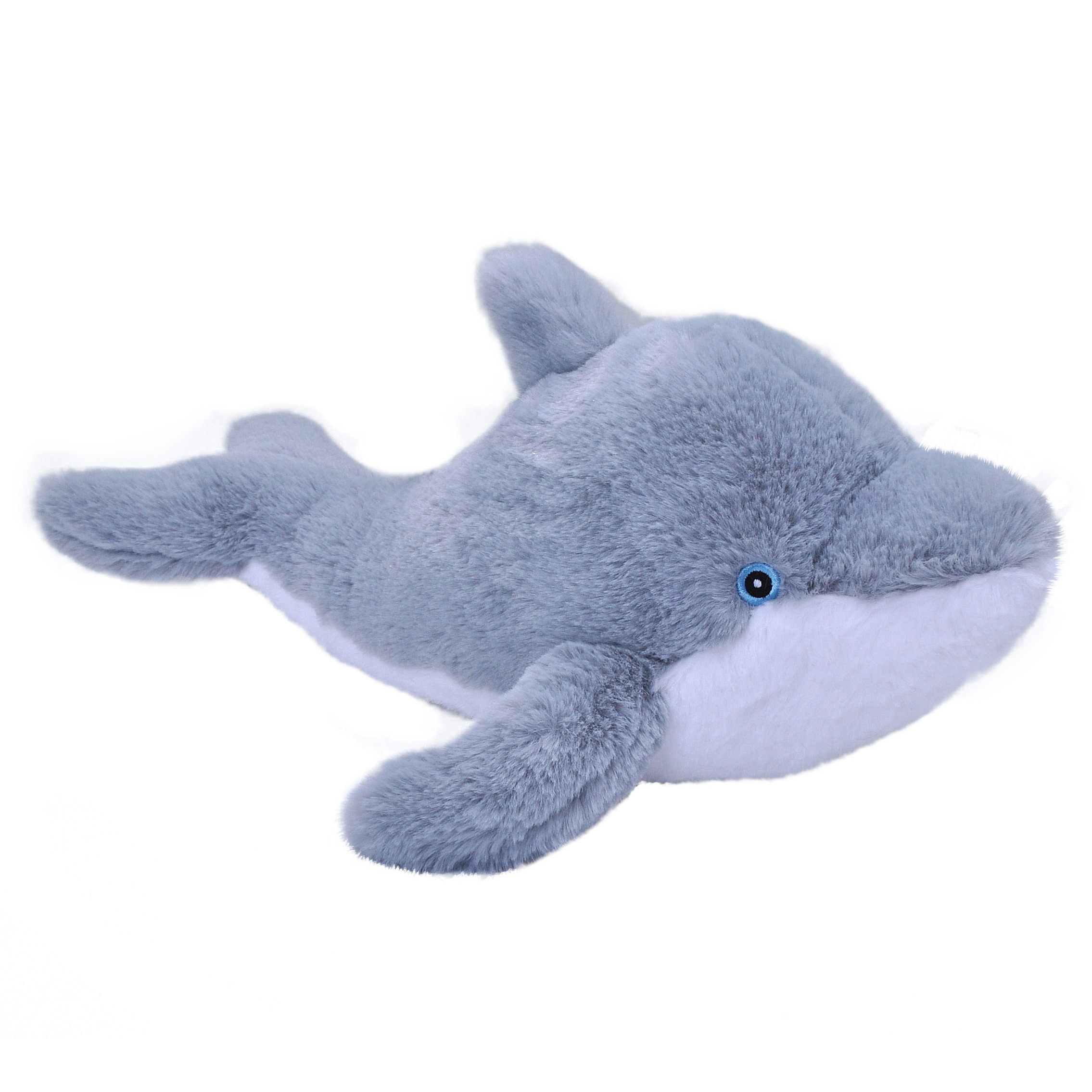 Pluche knuffel dieren Eco-kins dolfijn van 30 cm -