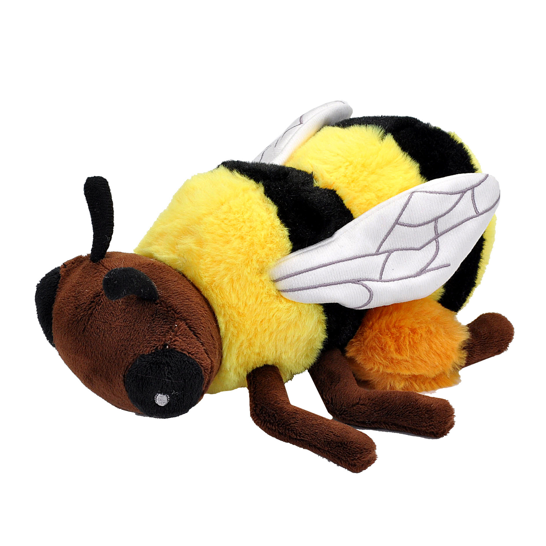 Pluche knuffel dieren Eco-kins honing bij van 25 cm -