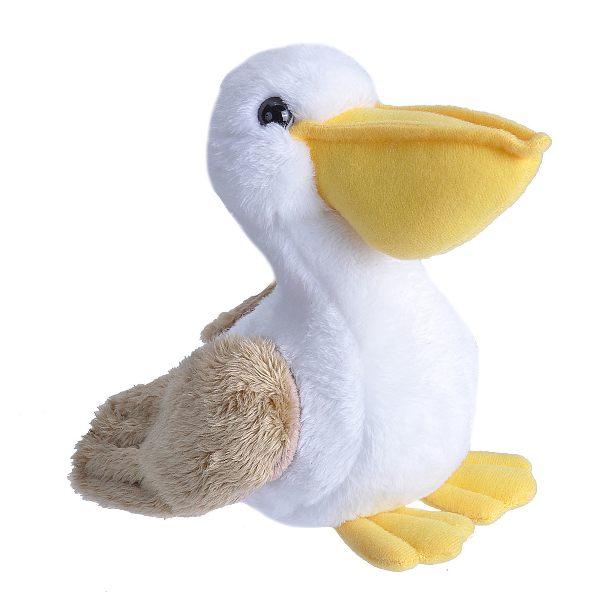 Wild Republic Pluche knuffel Pelikaan vogel - 13 cm - zeevogels -
