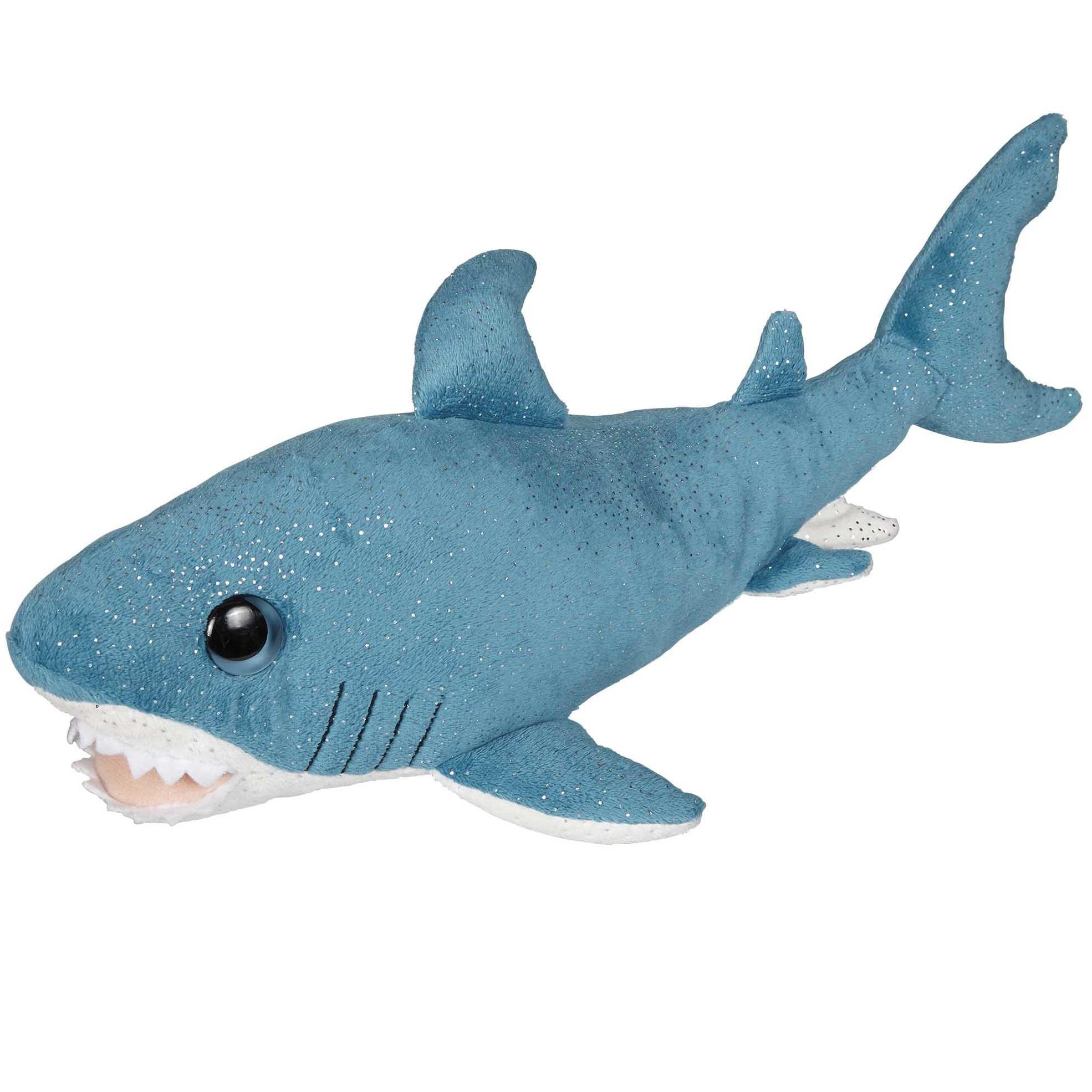 Pluche knuffel zeedieren Blauwe Haai van 36 cm -