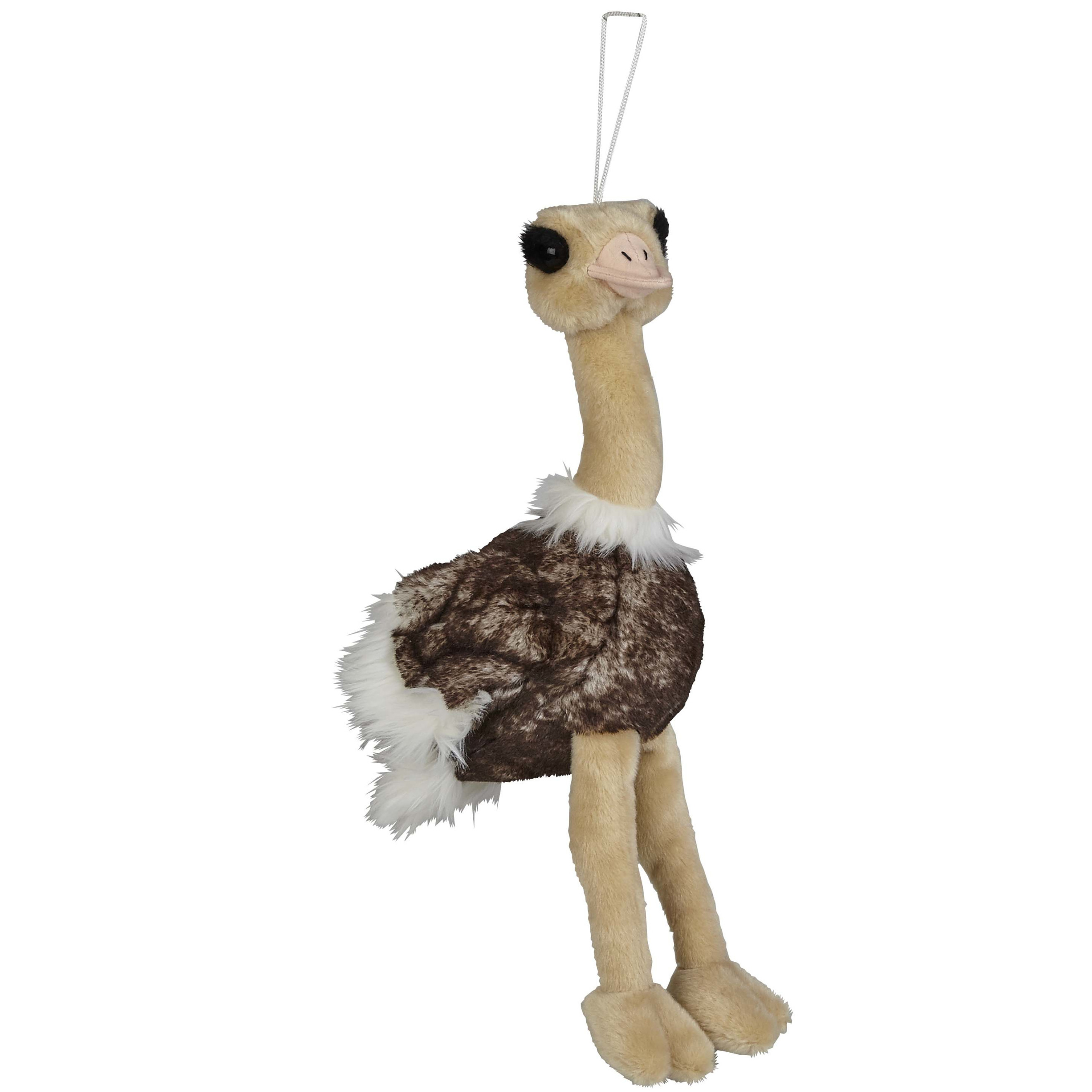 Pluche knuffel dieren Struisvogel van 25 cm -