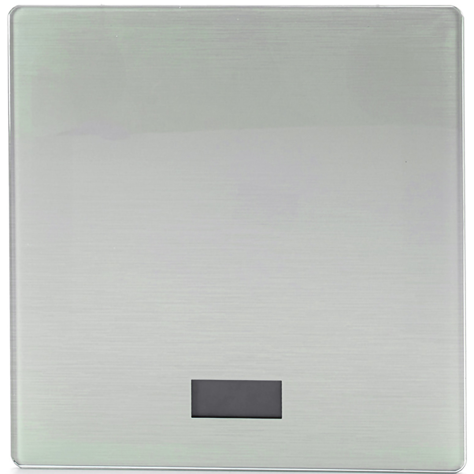 Glazen personen weegschaal 30 x 30 cm -